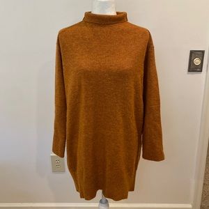 A NEW DAY Cozy Sweater Dress Orange